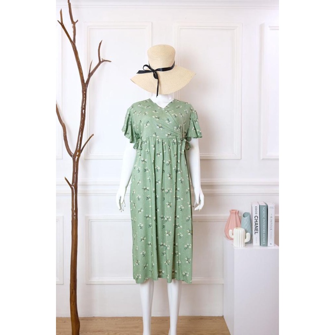 MIMA Dress / Kimono Long Dress / Daster Kimono Panjang Bahan Rayon Adem