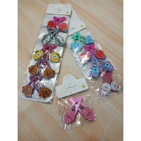 Jepit Rambut Anak Klip Model Terbaru BT21