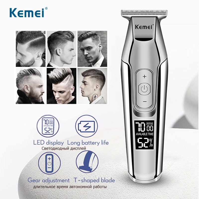 Hair Clipper Kemei Detailer KM-5027 Alat Cukur Rambut Elektrik