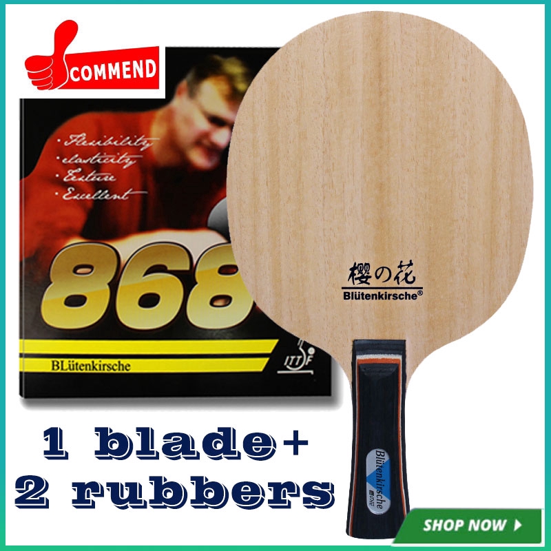 Ittf KOKUTAKU 868 bat Tenis Meja / Ping Pong Bahan Karet Warna Merah / Hitam