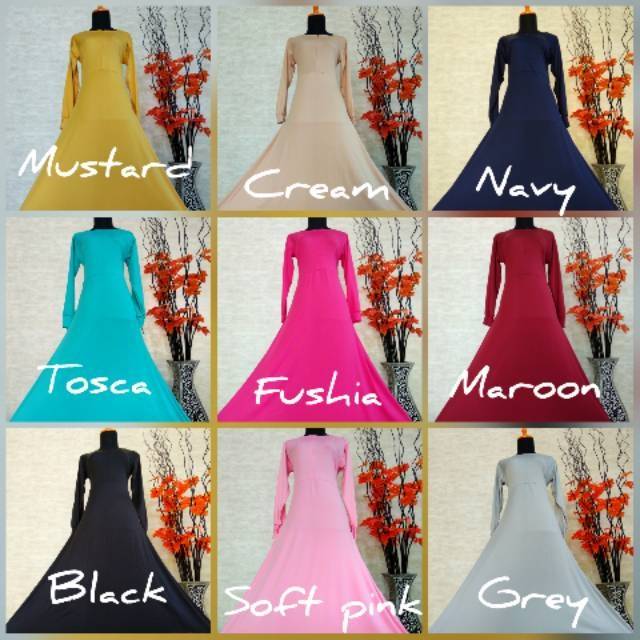 Part 1 GAMIS JERSEY POLOS LD 100CM BY AZMYA