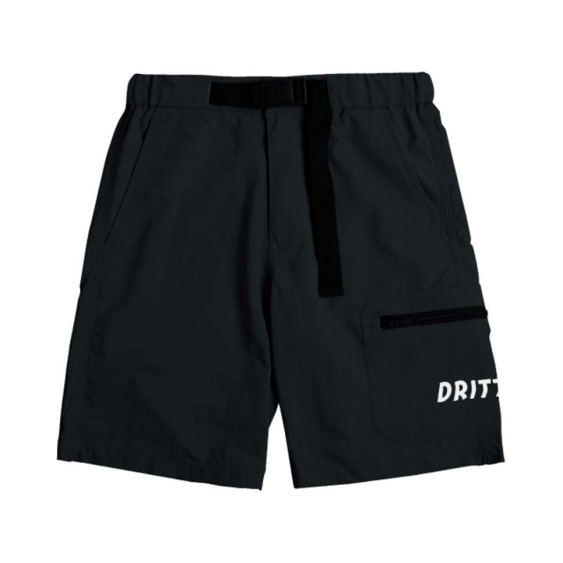 BoardShort - ShortBoard QMind Celana Pendek Unisex DRT  - HItam