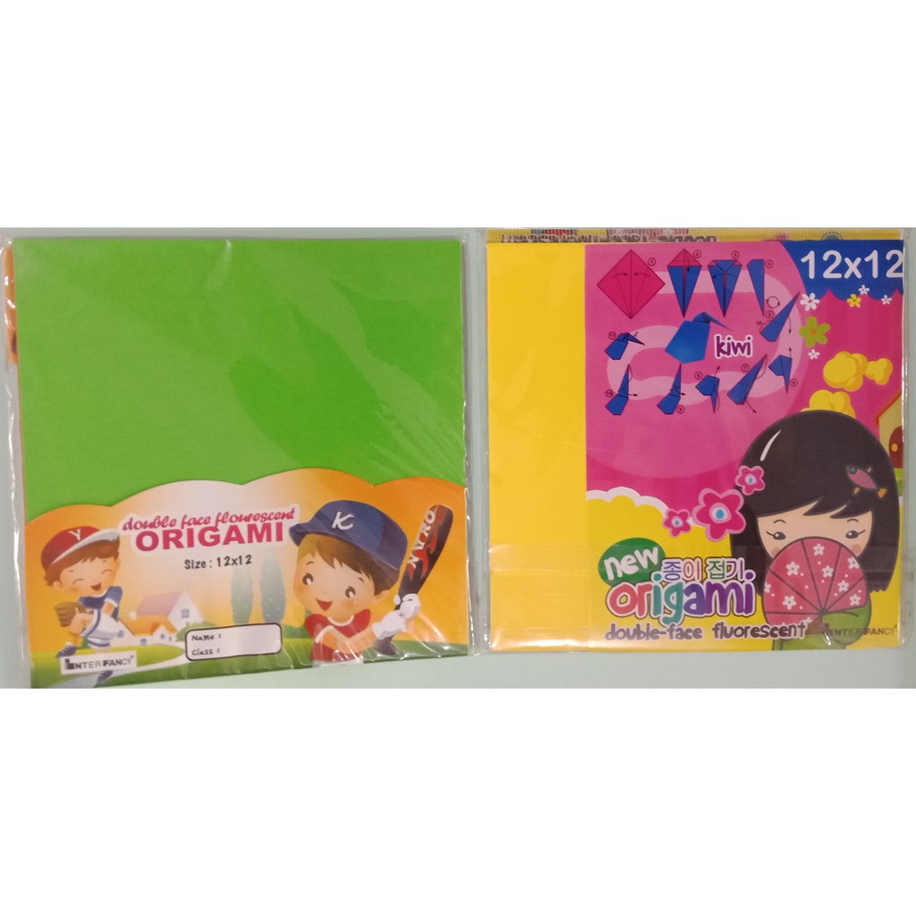 

Kertas Lipat Origami 2 Sisi Double Face 12 x 12 25 Lembar