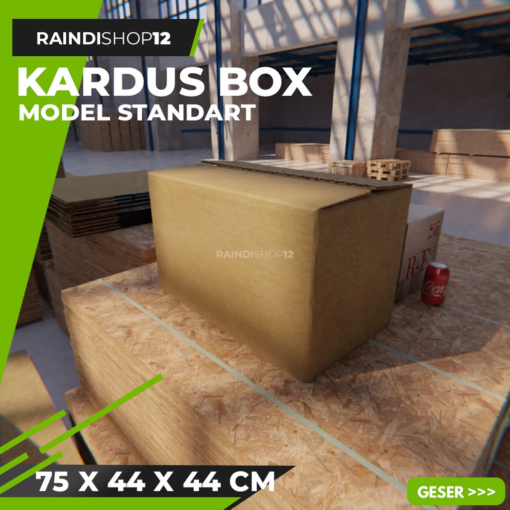 

BOX 75 X 44 X 44 CM KARDUS KOTAK KEMASAN PACKAGING KADO POLOS