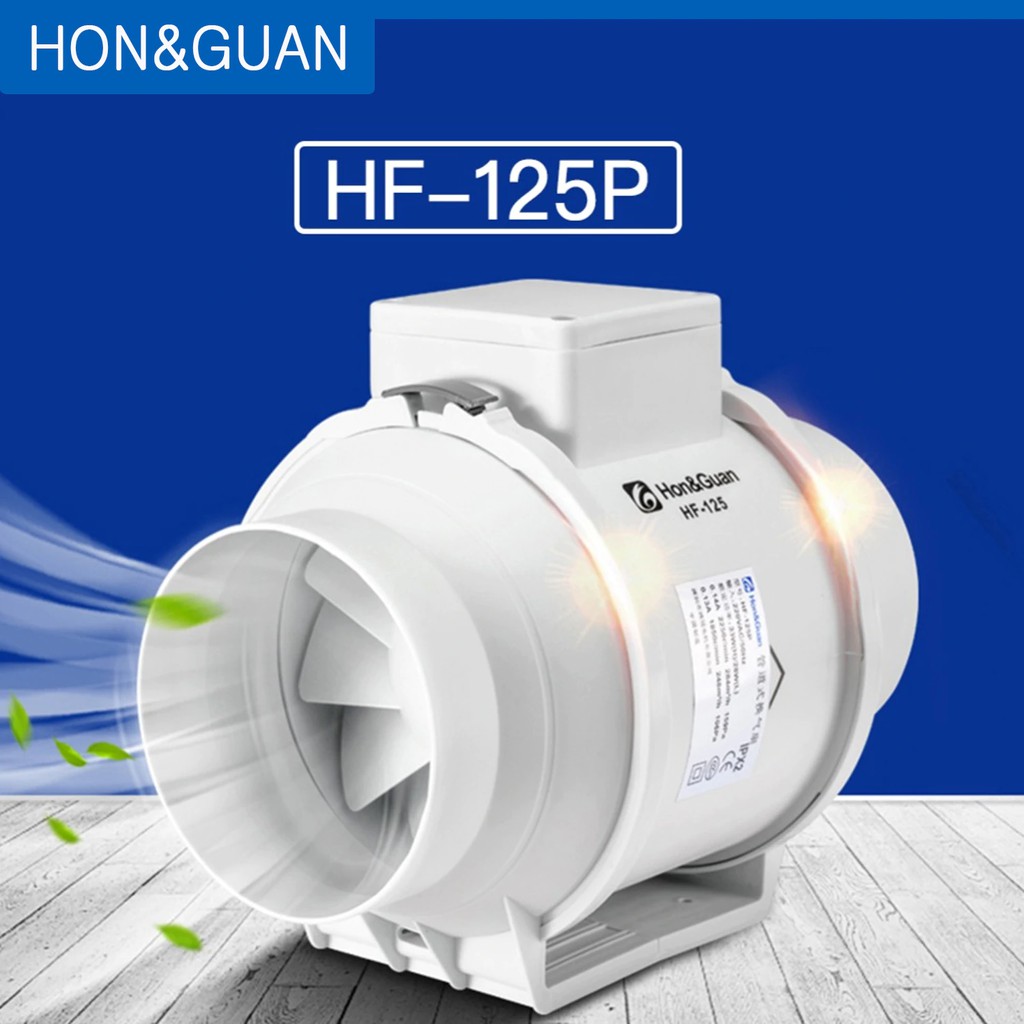 Terlaris Honguan 5 Silent Inline Duct Fan Exhaust Fan