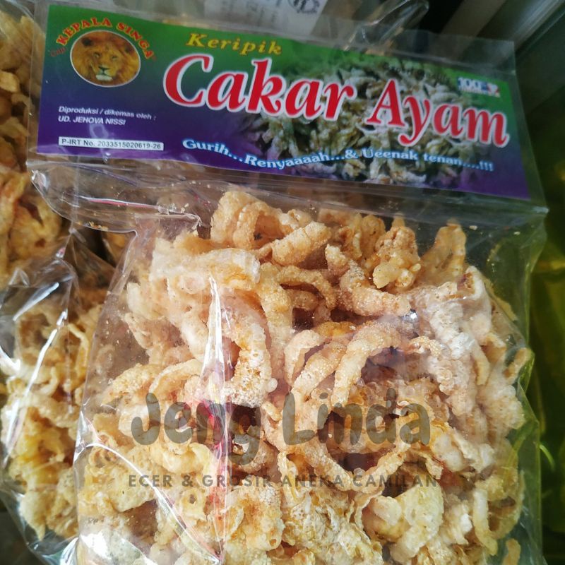 

Keripik Ceker Ayam Siap Makan Tanpa Tepung 140gr by Jeng Linda