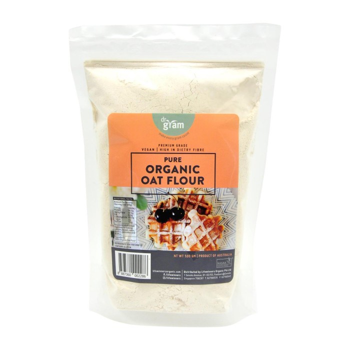 

Dr Gram Organic Oat Flour (Dairy-Free Vegan)