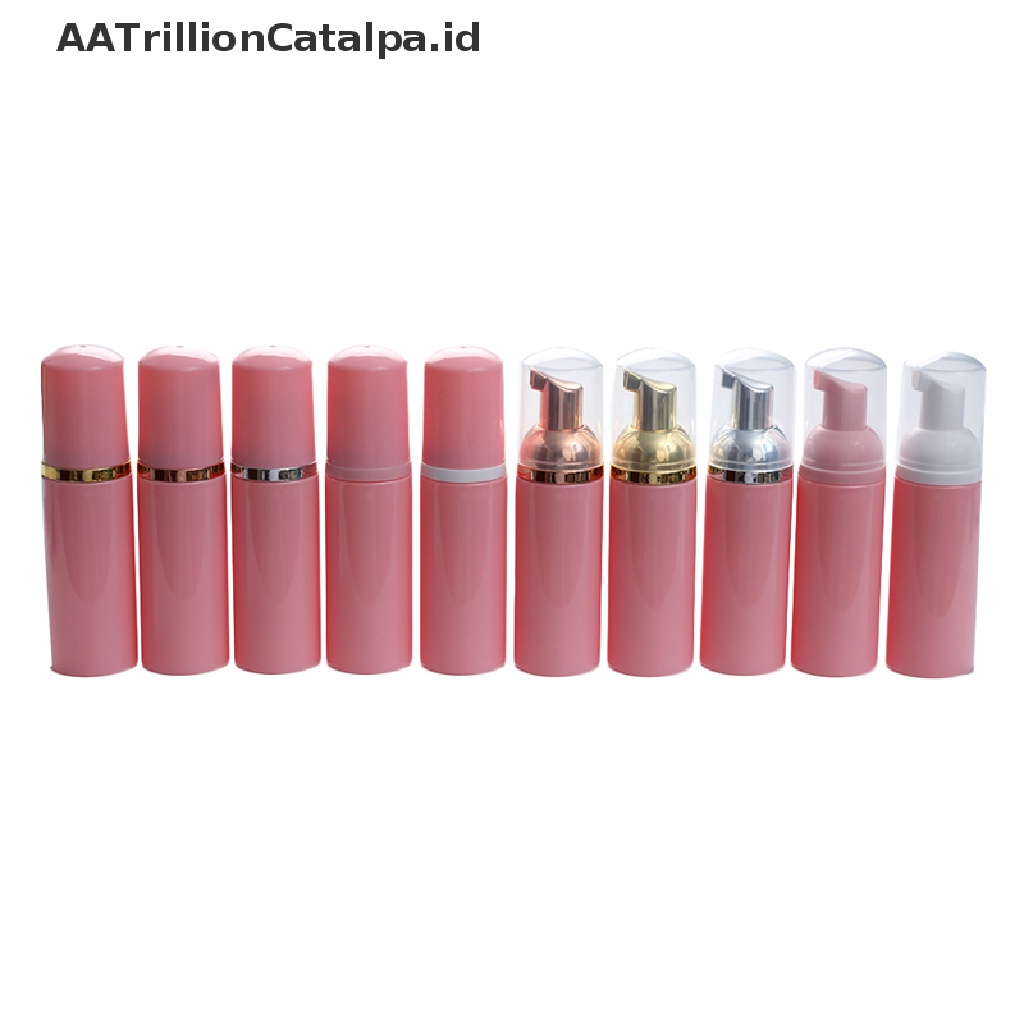 1 Pc Botol dispenser Sabun Cair lotion mousse 60Ml Warna pink Terang