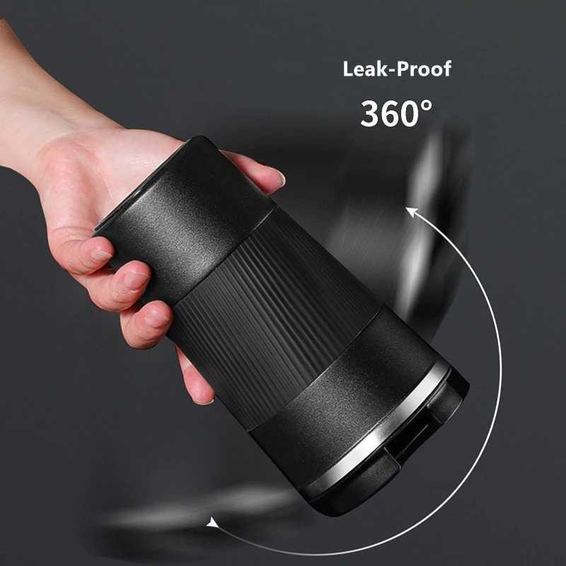 Botol Minum Tumbler Thermos Stainless Steel 380ml - IT-51 - Black