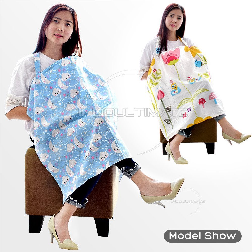 Celemek Apron Menyusui Bayi Cover ASI Baju Penutup Menyusui MPASI Susu Bayi CA-01/CA-05 Penutup Asi Bayi Celemek Bayi Ibu Menyusui Cover Asi Menyusui Nursing Cover Breastfeeding Cover Apron Menyusui Celemek Menyusui