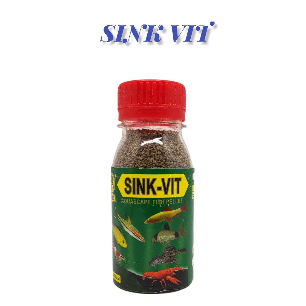 SINK-VIT / SYNK VIT / PELET IKAN DAN UDANG 50 GRAM