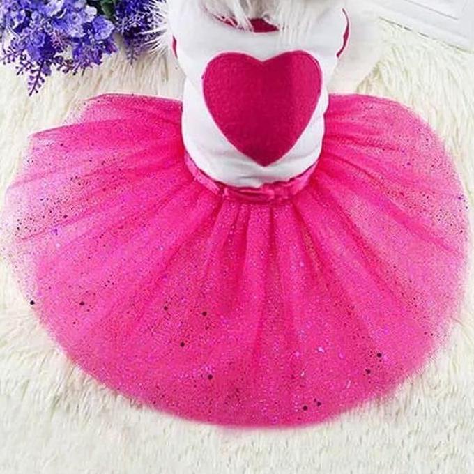 Hot Item Baju Dress Anjing Kucing Model Rok Tutu Putri Motif Hc508 - S