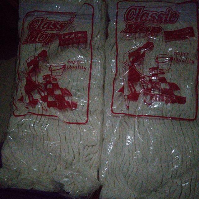 Buruan Serbu Refill Kain Pel Sumbu Katun Putih/reffil Kain Pel Jepit