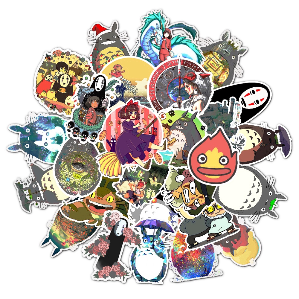 50pcs / pack Classic Anime Cartoon Stickers For Laptop / Mobile / Skateboard