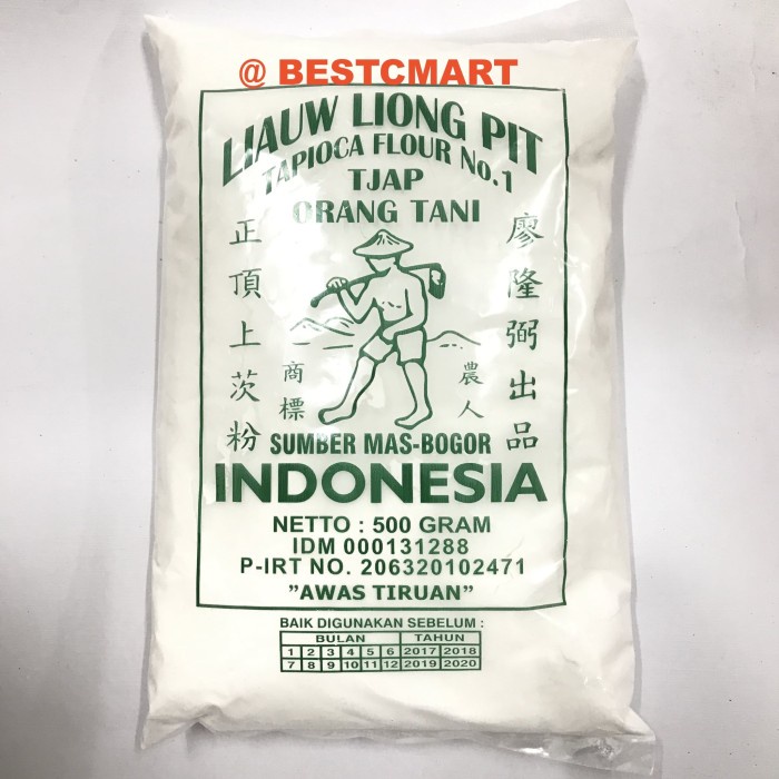 

Ds11D0 Liauw Liong Pit Tapioca Flour / Tepung Tapioka / Sagu 500 Gr G6040B