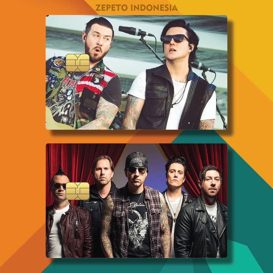 COVER KARTU POPULER BAND LOGO AVENGED SEVENFOLD SDHJN/IOY04/ COVER FLAZZ POPULER BAND DRUMMER AVENGE