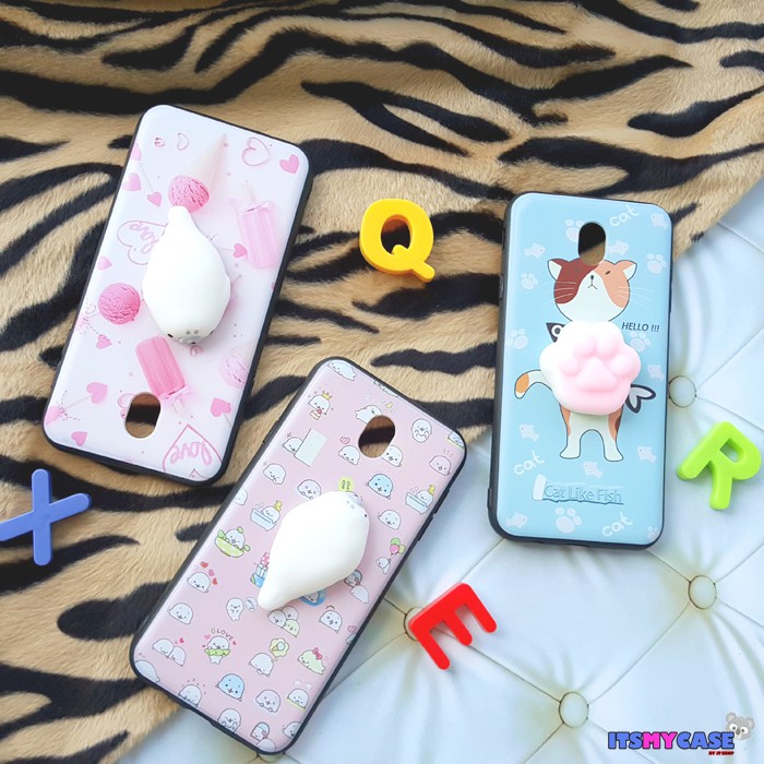 Samsung J7 Pro / J7 2017 Case Squishy Ver2 Hard Case Jelly Hewan Lucu