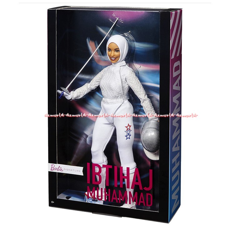 Barbie Anggar Ibtihaj Muhammad Boneka Barbie Pemain Anggar