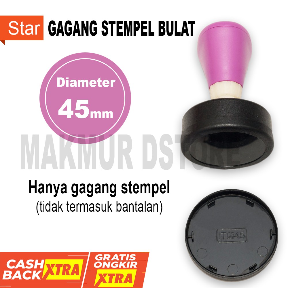 

Stempel Gagang ukuran D 45 mm