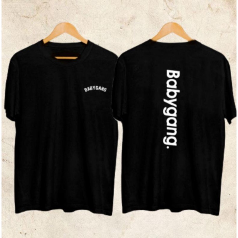 KAOS BABYGANG (sablon depan belakang) I KAOS DISTRO I KAOS MURAH I KAOS TERLARIS I KAOS PRIA WANITA 