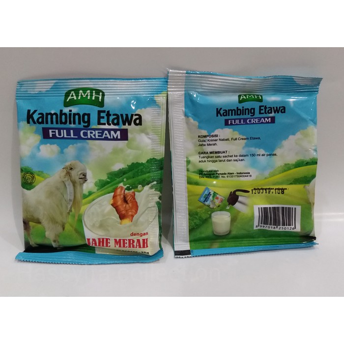 

SUSU KAMBING ETAWA FULL CREAM AMH (sachet)