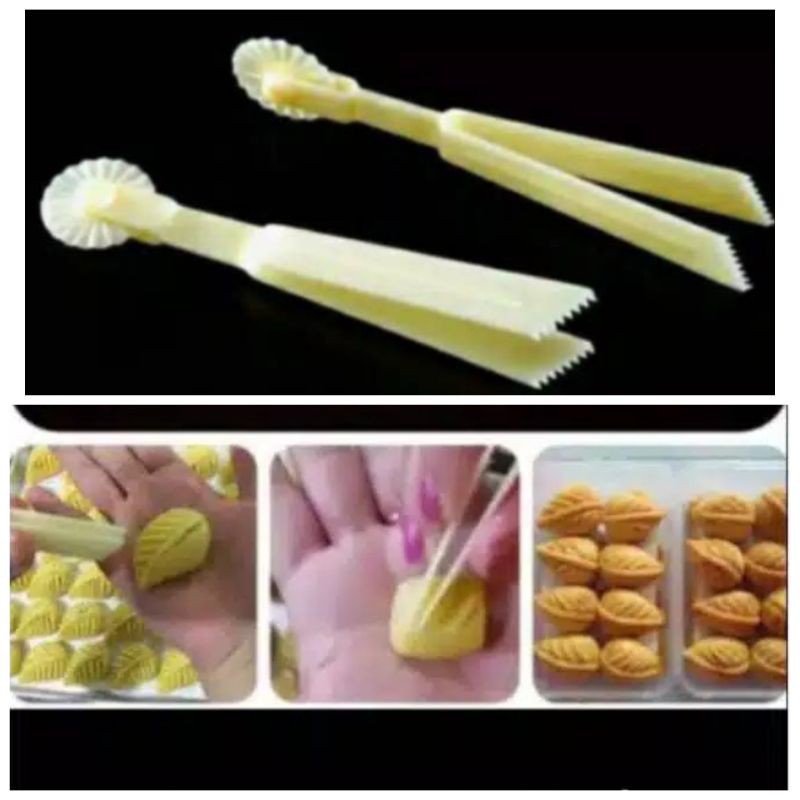 Capit Nastar/Jepit nastar roda/Capitan nastar plastik/Penjepit Nastar Roda Import