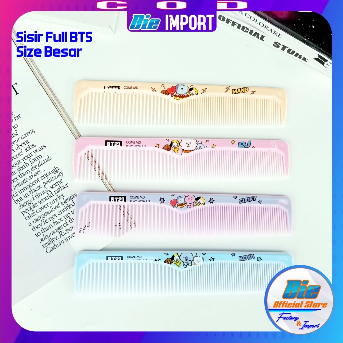 Sisir Gagang Besar BTS Korea Korea Import