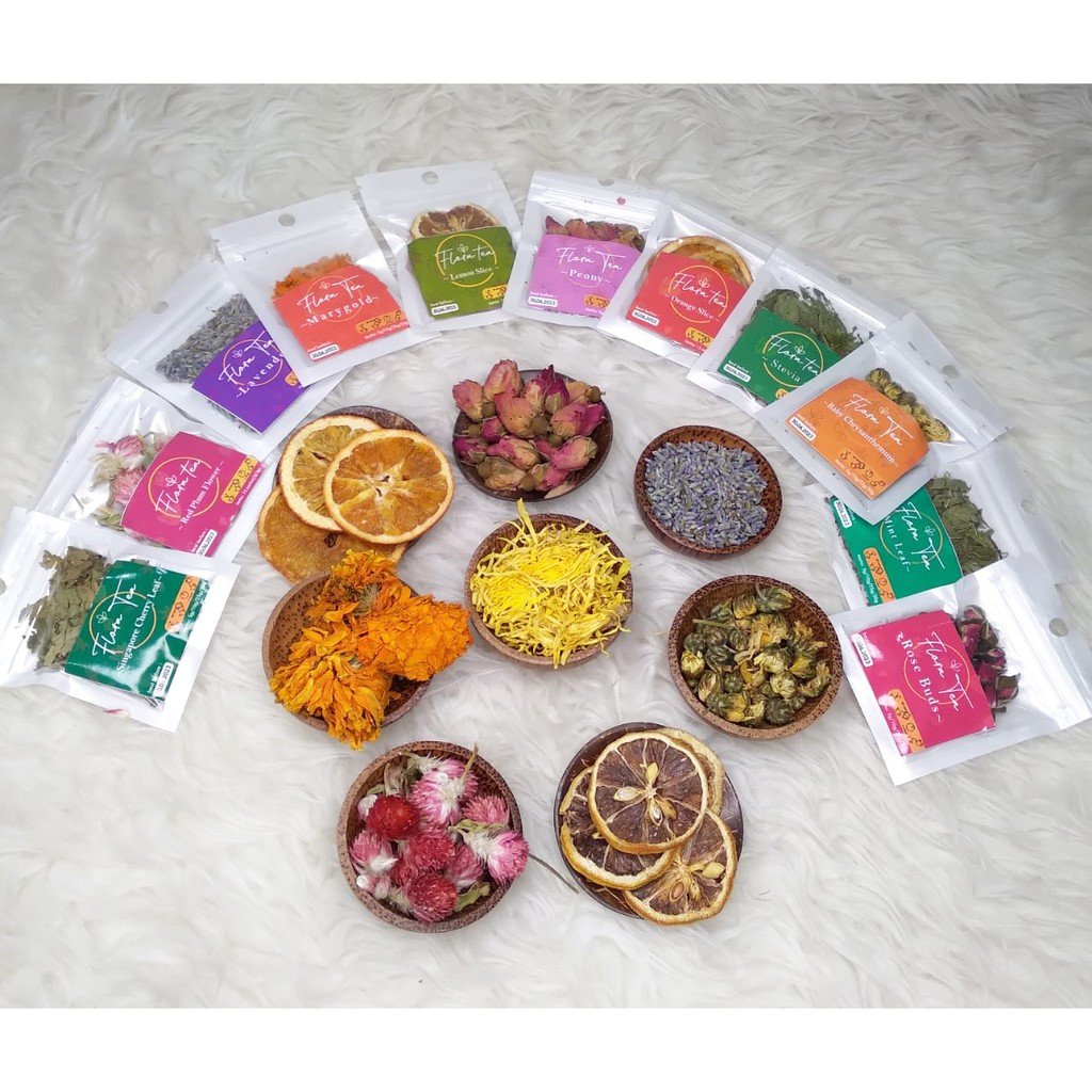 

Teh bunga Samplers / Flower Tea/FloraTea/Artisan Tea/Teh Kesehatan dan kecantikan/ Kemasan Sachet