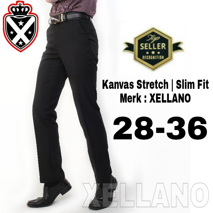 XELLANO Celana  Pria Kerja Kantor Formal Panjang  Casual 