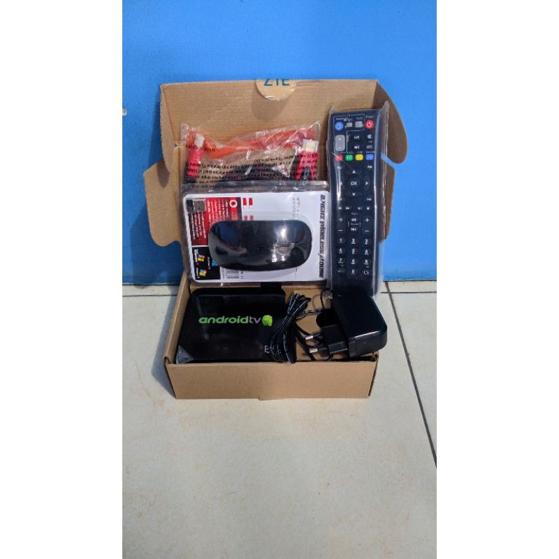 STB Android TV ZTE B760H 1GB Full Root Unlock App Mouse, Remot