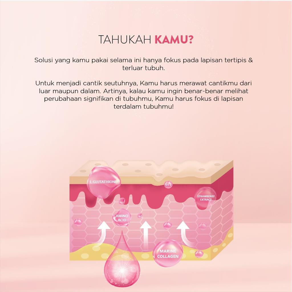 Minuman Kolagen Pemutih Badan Cepat Beaudelab Premium Collagen Drink Colagen Beauty Drink Mini Kulit Mulus NewLab New Lab