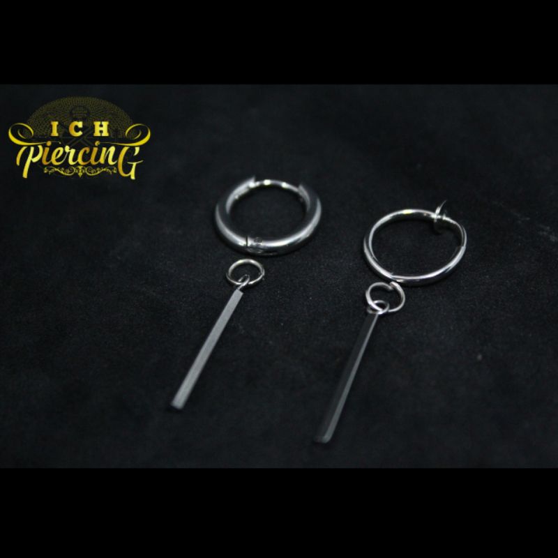 ANTING HOOPS BATANG MODEL GANTUNGAN ALA KOREA