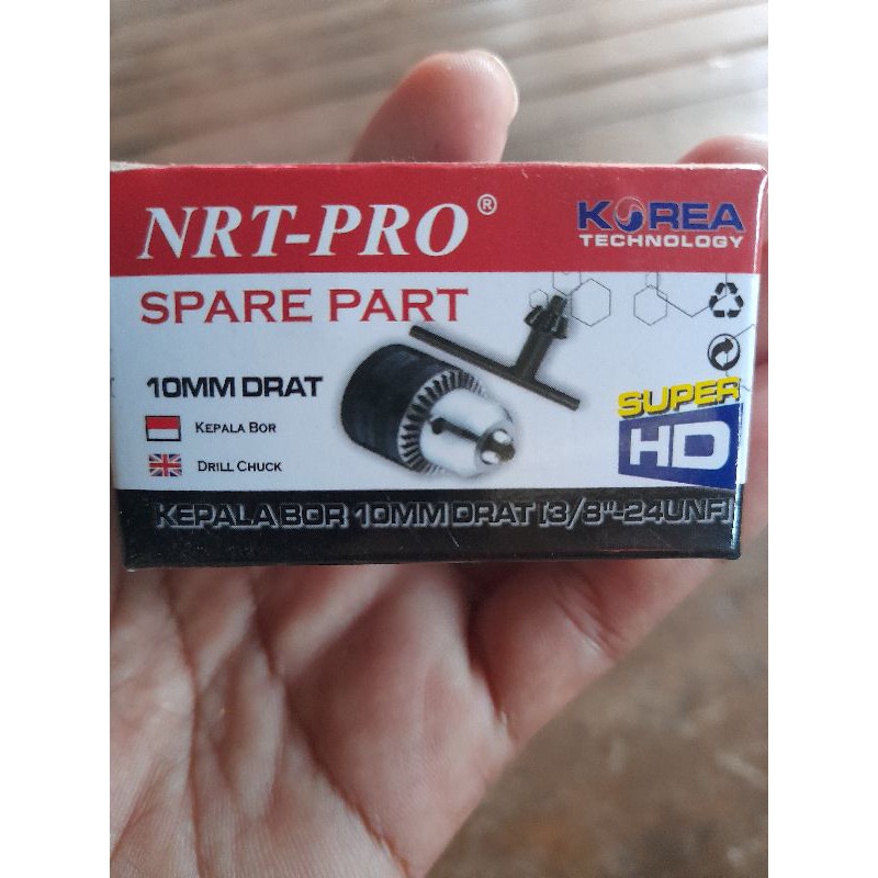 kepala bor 10mm drat