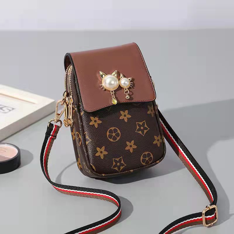 Satu7an T270 Tas Selempang Wanita Tas Mini Tempat Hp Fashion Korean Kasual Style Motif Tas Cewek Import Sling Bag Kulit PU