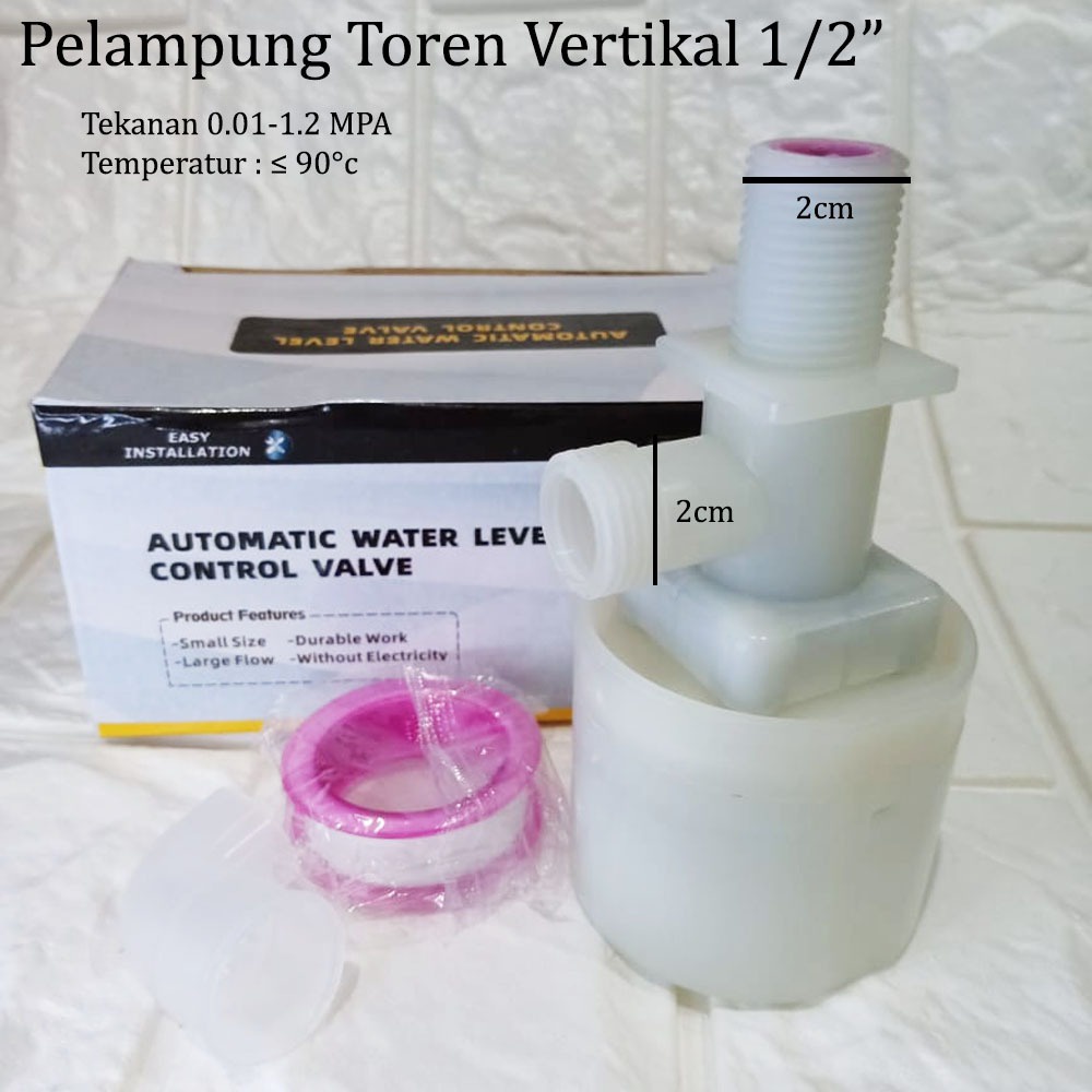 Pelampung Toren Kran Air Otomatis Kran Pelampung air Otomatis Vertikal (atas) &amp; Horizontal (samping)