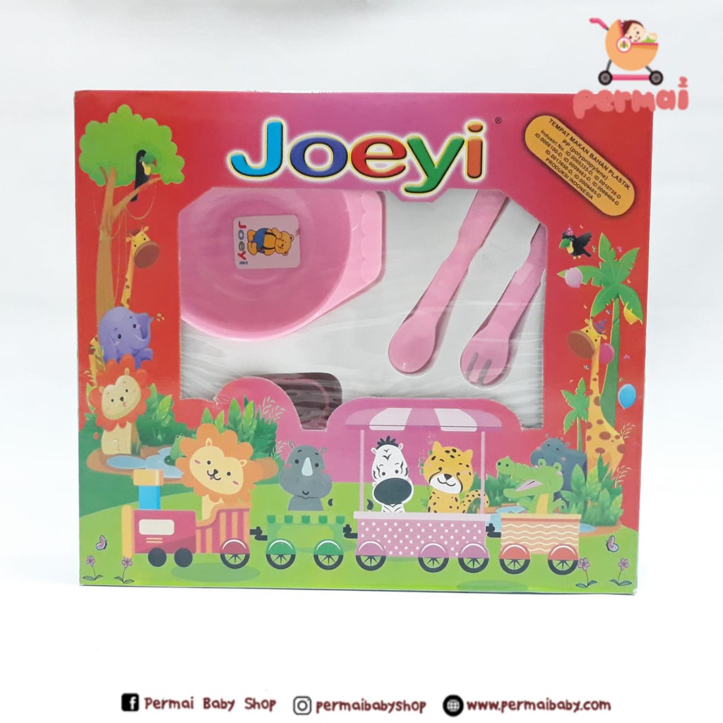 Promo !! JOEYI-FEEDING SET TEMPAT MAKAN BAYI MURAH UKURAN KECIL