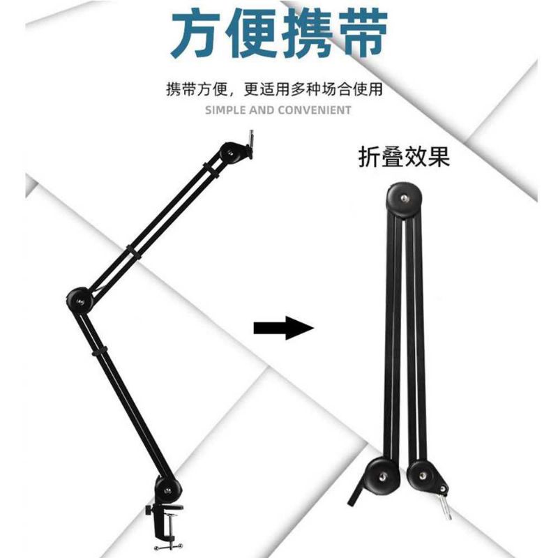 Stand TaffSTUDIO Holder Microphone Boom Arm Table Mount Springless NB38