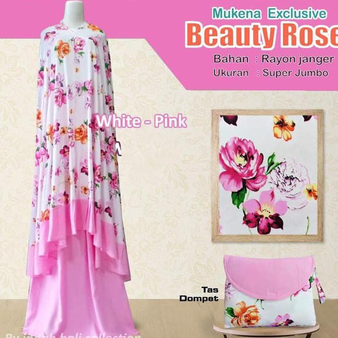 Mukena Wanita Mukena Bali Beauty Rose Mukena Muslim