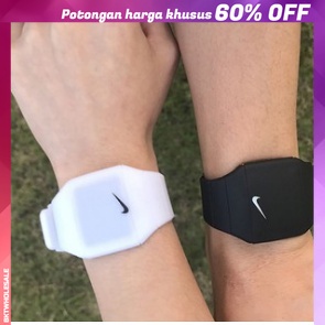 Merek Pria Jam Tangan Digital Warna Permen Tali Silikon Jam Tangan Olahraga Wanita