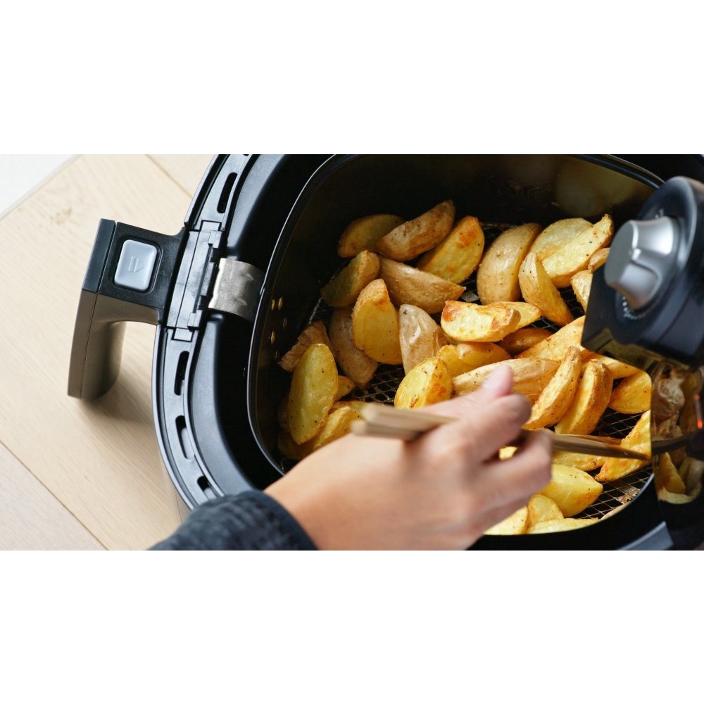 MILIKI SEGERA Air Fryer Low Watt 3.5L Mesin Penggorengan Tanpa Minyak Anti Lengket Hemat Listrik