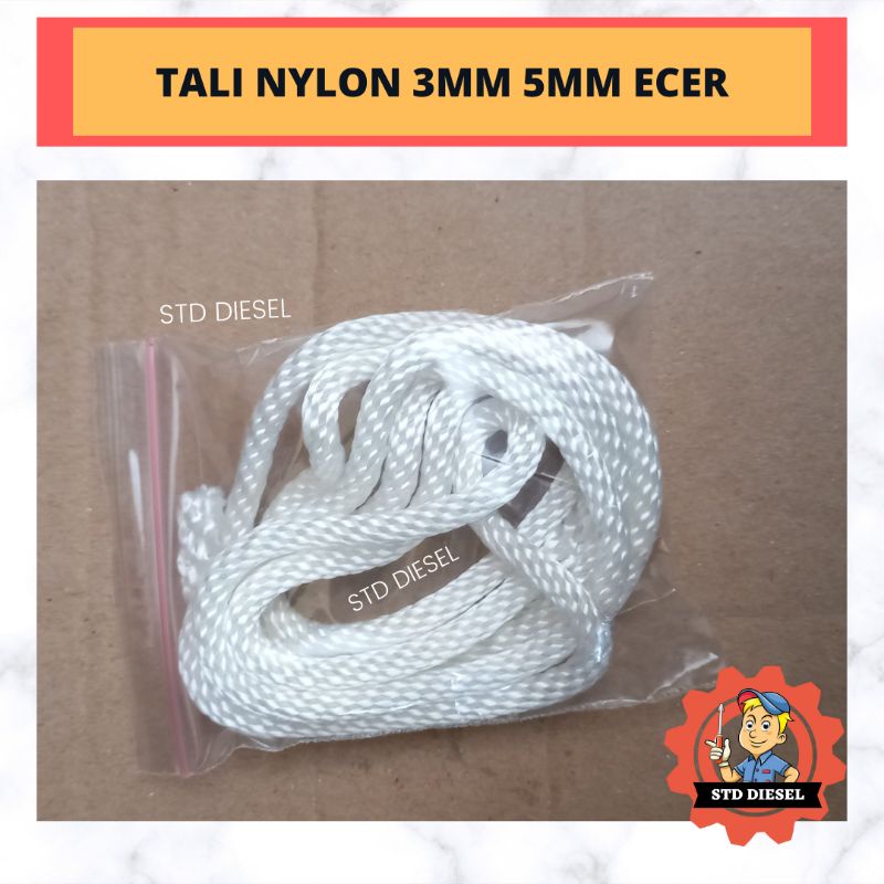 

Tali Stater Recoil Tarikan Mesin Penggerak Bensin Brush Cutter Potong rumput Chainsaw Gergaji GX160 GX200 GX390 GX270 GX420 GX460 GX110 GX120 BC328 BC338 CS5200 CS5800 186F Panjang 1 ,25 m NYLON