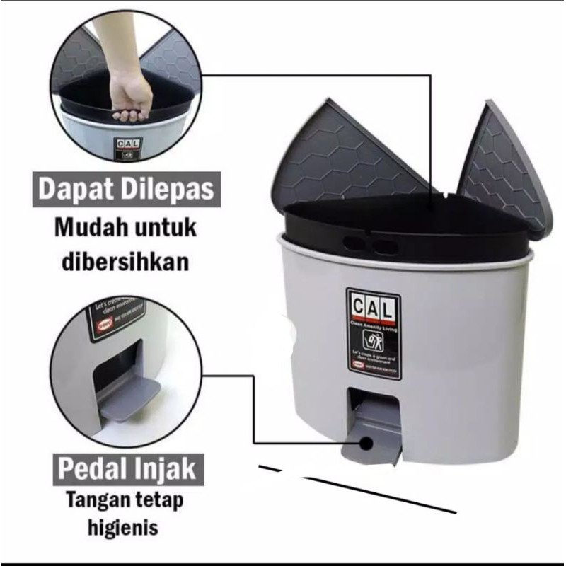 Tempat Sampah Injak Segi Tiga SHINPO SIP 713