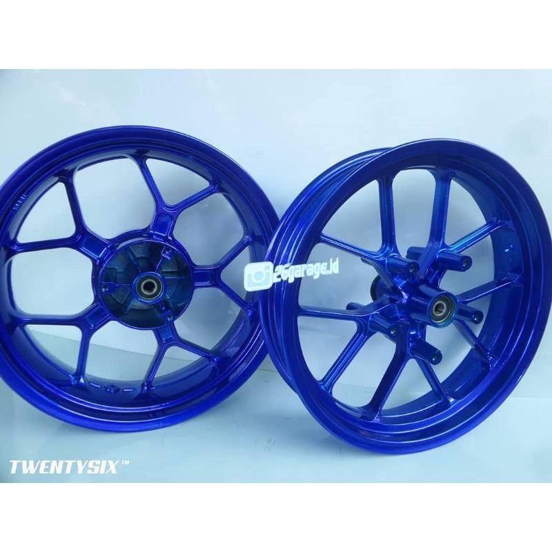 VELG YAMAHA R25 MT25 VROSSI VELG DELKEVIC AXIO CHEMCO VELG R25 MT25 BLUE CANDY
