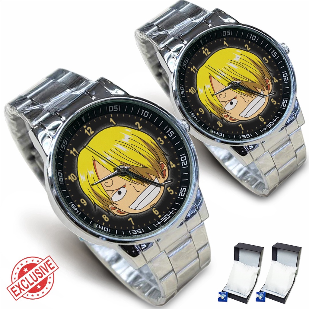 Jam Tangan Rantai Couple ONE PIECE MOTIF 1 (Special)