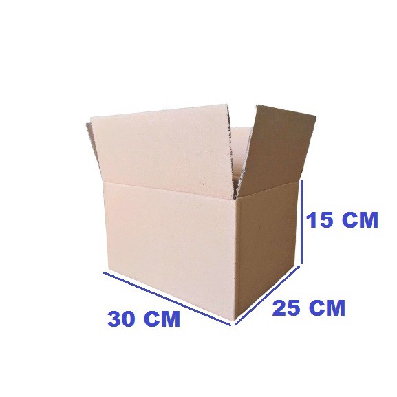 

Karton box 30*25*15 CM Carton Box Kardus Polos SINGLE WALL