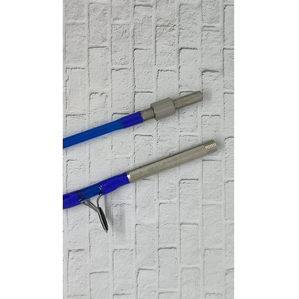Dijual Joran Fiber Solid Glass Transparan Sok Drat Kaori Koinobori Japan Style Spinning Rod Pancing 