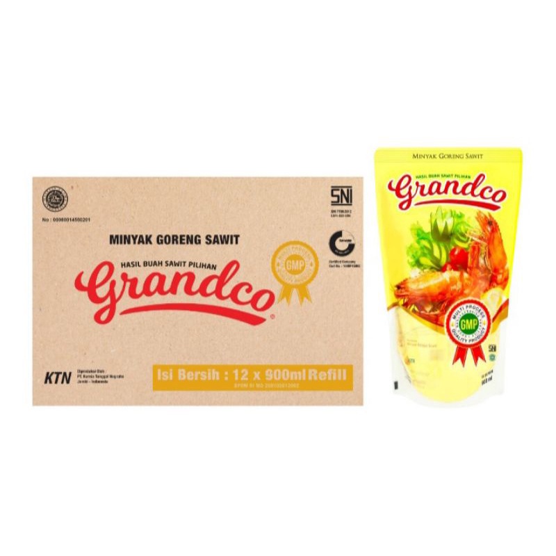 

Minyak Goreng Grandco 1 Liter x 12 pcs