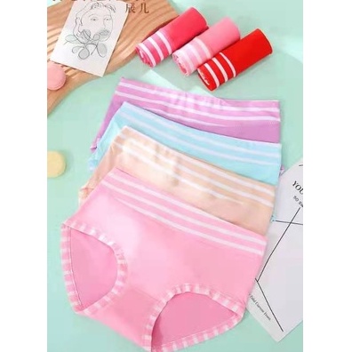 Celana Dalam Wanita Dewasa / CD Perempuan Polos CD Wanita Polos Imut Celana Dalam Fashion Undies Perempuan Katun Cewek Dewasa