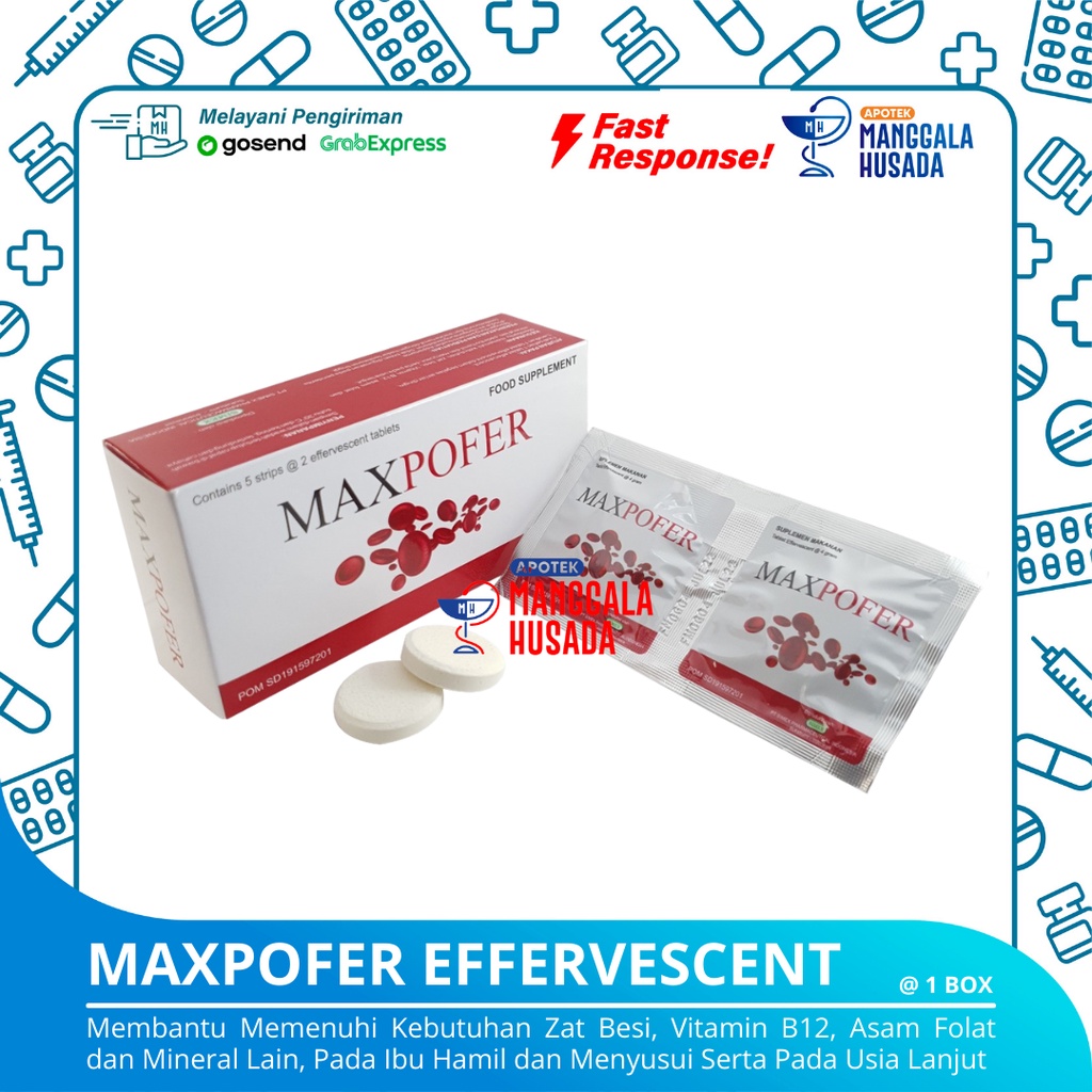 MAXPOFER SUPLEMEN PER BOX @ 10 TAB EFFERVESCENT