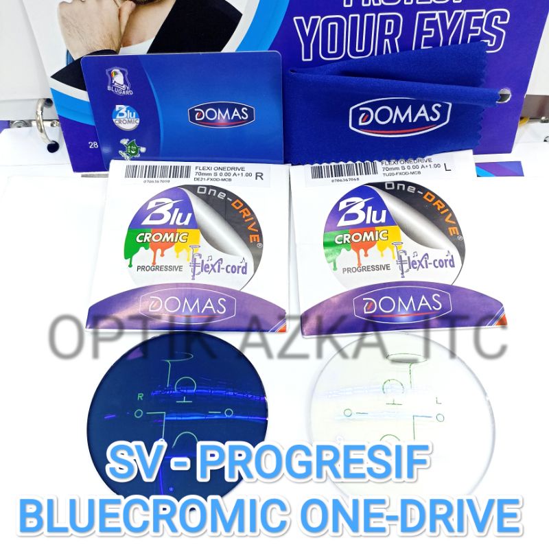 LENSA PROGRESIF FLEXY BLUECROMIC ONE-DRIVE by DOMAS